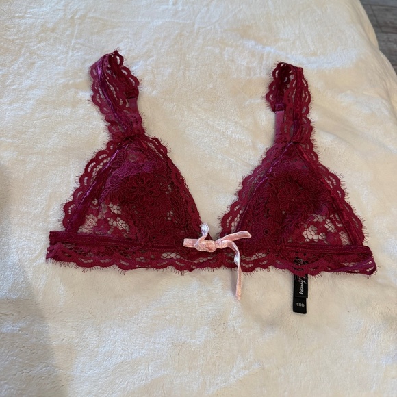 New! For Love and Lemons  Noelle Wireless Lace Bra 31307 - Picture 4 of 12